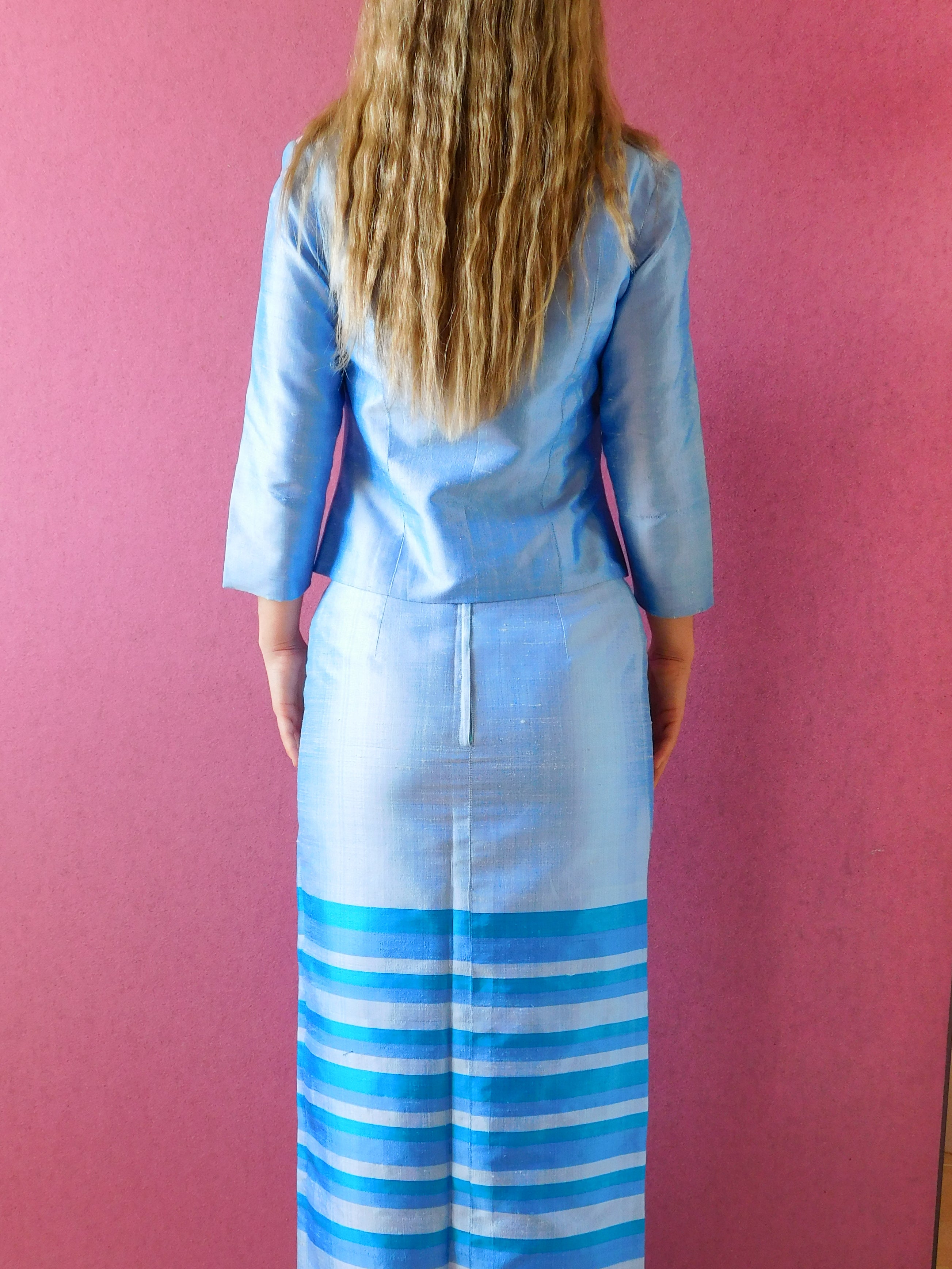 Thai silk two-piece set