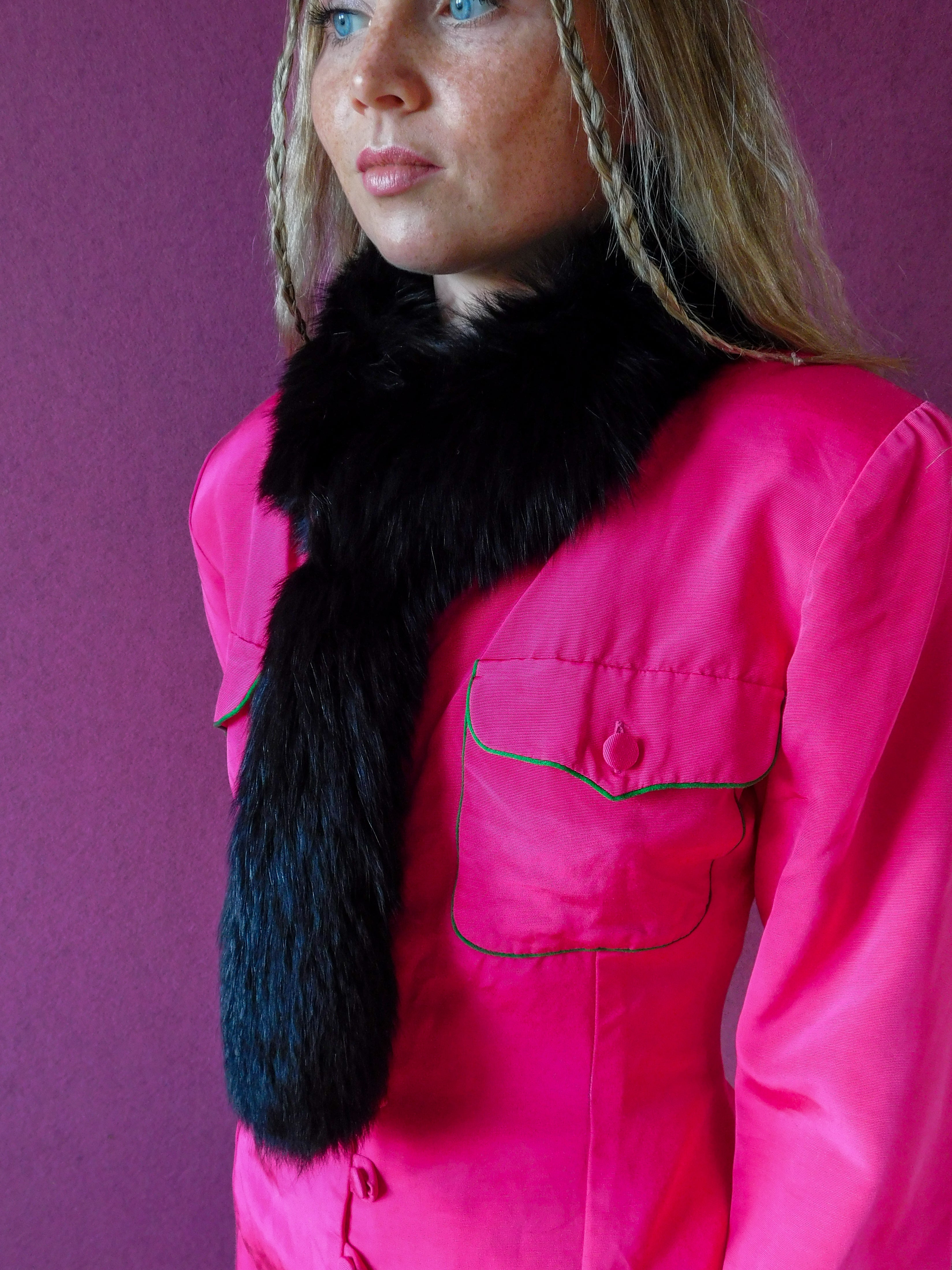 Faux fur scarf