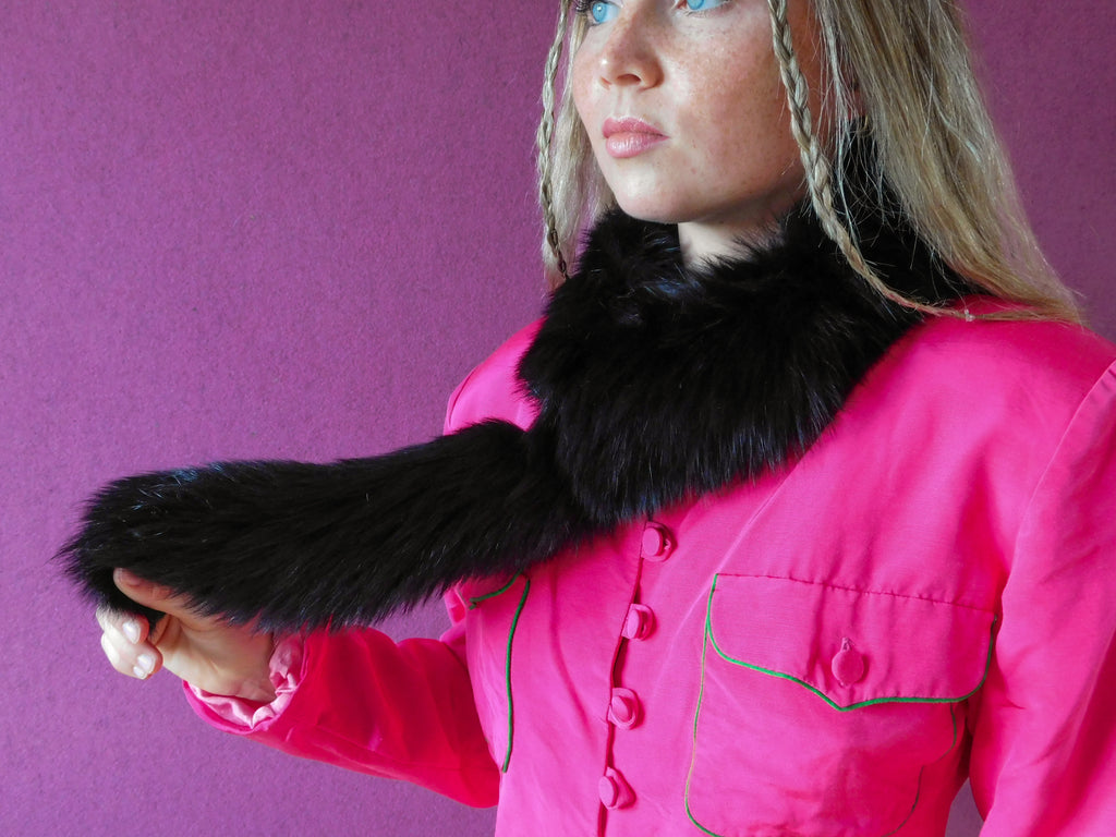 Faux fur scarf