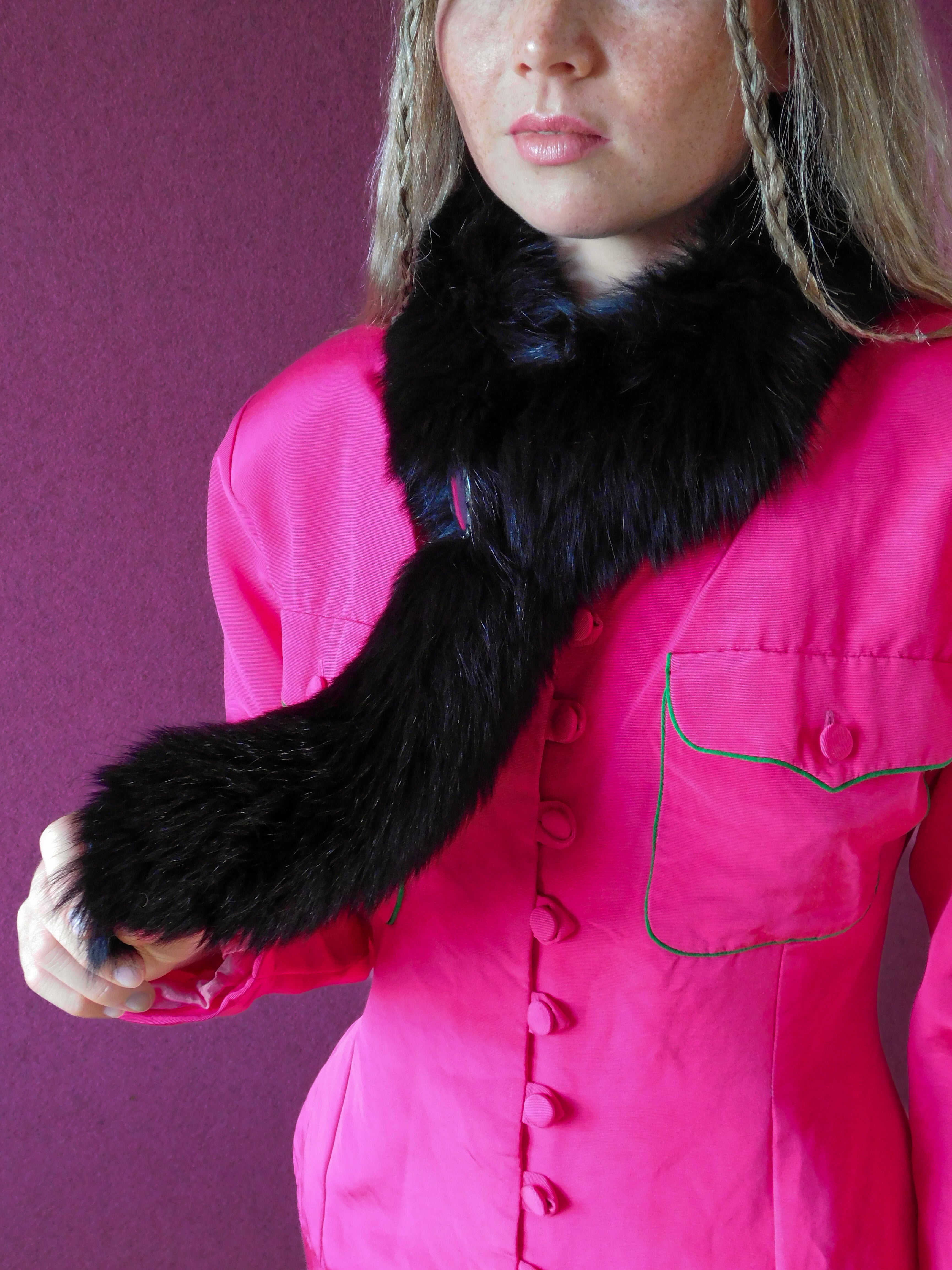 Faux fur scarf