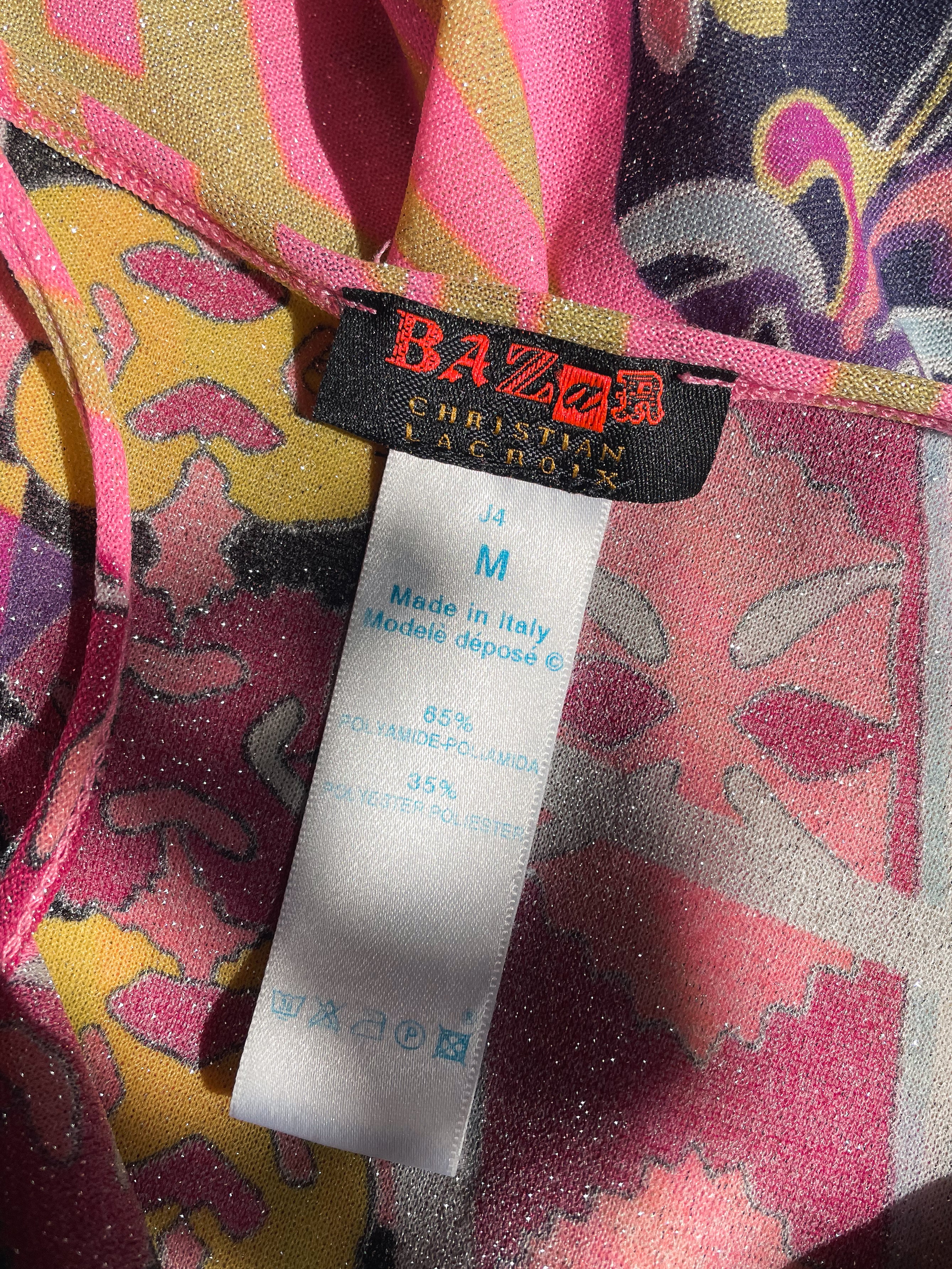 90s Christian Lacroix prêt a porter Bazar dress